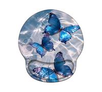 Mouse Mat Wrist Support, Gel Ergonomic Mouse Pads, Mousepad Wrist Rest with Non-Slip PU Base, Waterproof Surface Mousemat Wrist Support for Computer, Laptop, Office, Home and Travel - Animal Z-O113