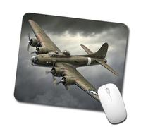 Mouse Mat Wwii B7 Flying Fortress Heavy Bomber Us Force Desk Mat Waterproof Mousepad Square Mouse Pad For Laptop Work Office And Home S
