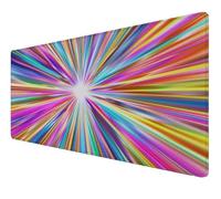 Mouse Mat XXL 1000x500x3mm Desk Mat, Gaming Mouse Pad Improved Precision And Speed Rubber Base for Stable Grip on Smooth Surfaces Non Slip, Waterproof, Tightly Stitched Durable (color dream) Z-83