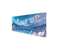Mouse Mat XXL 600 x 300 x 3mm, Gaming Mouse Pad Yulan Desk Mat Stitched Edges, Mousepad Computer Mousemat Keyboard Pad for Desk Mousepad with Non-Slip Base for Office, Home, Laptop (Mountain) D1-798