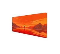 Mouse Mat XXL 700 x 300 x 3mm, Gaming Mouse Pad Lake Desk Mat Stitched Edges, Mousepad Computer Mousemat Keyboard Pad for Desk Mousepad with Non-Slip Base for Office, PC, Home, Laptop (Mountain) D1-46