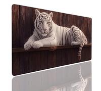 Mouse Mat XXL Gaming Mouse Pad 1000x500x4mm, Waterproof Mousepad, Mouse Pads with Rubber Base, Long Mousemat, Full Keyboard Desk Mat Large Mouse Mats for Desk Pad Gamer Office Home Rugs Wooden (2)