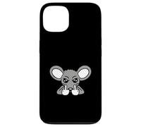 Mouse Middle Finger Evil Frustrated Boy Angry Bad Naughty Case for iPhone 13