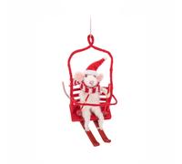 Sass and Belle Mouse on a Ski Lift Felt Decoration