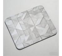 Mouse Pad 11.42 x 9.45 inch x3mm, Gaming Mouse Pad with Non-Slip Rubber Base, Stitched Edge, Waterproof, Mousepad for Computers, Laptop, PC, Mouspad Easy Gliding, Portable, geometry line 0O-543