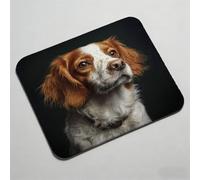 Mouse Pad 11.42 x 9.45 inch x3mm, Gaming Mouse Pad with Non-Slip Rubber Base, Stitched Edge, Waterproof, Mousepad for Computers, Laptop, PC, Mouspad Easy Gliding, Portable, Durable dog modern 0O-303