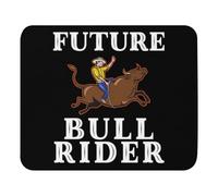 Mouse Pad 11.8" x 9.8" Mousepad Vintage Rodeo Riding Aspirations Graphic Gag Retro Country Horseback Riding Men Women