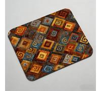 Mouse Pad 12.6 x 10.24 inch x3mm, Gaming Mouse Pad with Non-Slip Rubber Base, Stitched Edge, Waterproof, Mousepad for Computers, Laptop, PC, Mouspad Easy Gliding, Portable, Bohemia farmhouse 0O-95