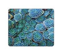 Mouse Pad 12 x 10 inch Succulent Plants Print Computer Mouse Mat Gaming Mouse Pads