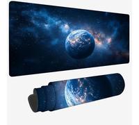 Mouse Pad 1200x600x3mm,Extended Large Mouse Mat Blue Non-Slip & Waterproof Desk Mat,Universe Gaming Mousepad,Plant Mousepad Large with Smooth Surface,Mousemat for Office & Home,Gifts for Men W-1319