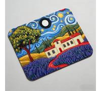 Mouse Pad 16.54 x 13.78 inch x3mm, Gaming Mouse Pad with Non-Slip Rubber Base, Stitched Edge, Waterproof, Mousepad for Computers, Laptop, PC, Mouspad Easy Gliding, Portable, abstract Cartoon 0O-188