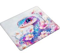 Mouse Pad 230x180x3mm, Mouse Mat animal flower Gaming Mouse pad Improved Precision and Speed,Rubber Dase for Stable Grip on Smooth Surfaces,Stitched Edges, XL Mousepad Gifts for Women S0-135