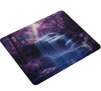 Mouse Pad 230x180x3mm, Mouse Mat Purple Fall Gaming Mouse pad Improved Precision and Speed, Rubber Dase for Stable Grip on Smooth Surfaces, Stitched Edges, XL Mousepad Gifts for Women Men S0-989