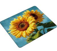 Mouse Pad 230x180x3mm, Mouse Mat sunflower yellow Gaming Mouse pad Improved Precision and Speed,Rubber Dase for Stable Grip on Smooth Surfaces,Stitched Edges, XL Mousepad Gifts for Women S0-910