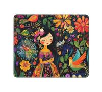 Mouse Pad 25X30CM,Mexican Folk Art Boho Mouse Mats Soft Mousepad Non-Slip Desk Mat For Desktop Room Work