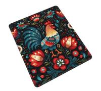Mouse Pad 25X30CM,Polish Folk Art Pattern Desk Pad Non-Slip Desk Mat Durable Mousepad For Desktop Room Work