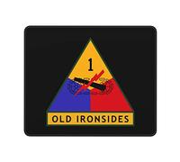 Mouse Pad 25X30CM,United States Army 1St Armored Division Csib Mouse Mats Durable Mousepad Non-Slip Desk Mat For Room Work Desktop
