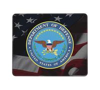 Mouse Pad 25X30CM,United States Department Of Defense Mouse Mats Non-Slip Mousepad Durable Desk Mat For Desktop Office Work