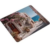 Mouse Pad 260x210x3mm, Mouse Mat architecture flower Gaming Mouse pad Improved Precision and Speed,Rubber Dase for Stable Grip on Smooth Surfaces,Stitched Edges, XL Mousepad Gifts for Women S0-467