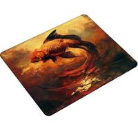 Mouse Pad 260x210x3mm, Mouse Mat fish dream Gaming Mouse pad Improved Precision and Speed, Rubber Dase for Stable Grip on Smooth Surfaces, Stitched Edges, XL Mousepad Gifts for Women Men S0-948
