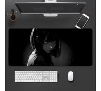 Mouse Pad 26x21cmx3mm Two-Dimensional Dark Animation Beauty Gaming Mouse Pad Oversized Thickened Office Notebook Gaming Keyboard Desk Pad
