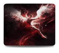 Mouse Pad 29 x 24 cm, Mouse Mat with Anti-slip Rubber Base, Small Mousepad Portable, Easy Gliding, Waterproof Durable Materials, Washable Abstract Desk Mat for MacBook, PC, Laptop, Black (2) 0d-99