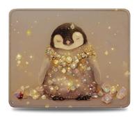 Mouse Pad 29 x 24 cm, Mouse Mat with Anti-slip Rubber Base, Small Mousepad Portable, Easy Gliding, Waterproof Durable Materials, Washable Cute Desk Mat for MacBook, PC, Laptop, Office, Penguin 0d-550