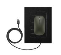 Mouse Pad - 3 Level Electric Warmer, Safe Overheat Protection Desk Mat with Heated, Hand Warmer Accessory with Durable Construction, Practical Office Tool for Home Dorm Study Apartment Work