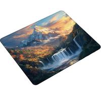 Mouse Pad 300x250x3mm, Mouse Mat landscape forest Gaming Mouse pad Improved Precision and Speed,Rubber Dase for Stable Grip on Smooth Surfaces,Stitched Edges, XL Mousepad Gifts for Women S0-498