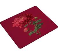 Mouse Pad 300x250x3mm, Mouse Mat red painting Gaming Mouse pad Improved Precision and Speed, Rubber Dase for Stable Grip on Smooth Surfaces, Stitched Edges, XL Mousepad Gifts for Women Men S0-317
