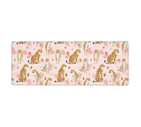 Mouse Pad 30X60 Yellow Black Animals Desk mat Waterproof Comfort Mouse Pad,Non-Slip Rubber Base,Textured, Wear-Resistant,Washable,Mousepad for Computer, Laptop,Office, Home and Travel