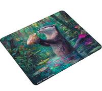 Mouse Pad 340x280x3mm, Mouse Mat sea otters animal Gaming Mouse pad Improved Precision and Speed,Rubber Dase for Stable Grip on Smooth Surfaces,Stitched Edges, XL Mousepad Gifts for Women S0-230