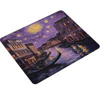 Mouse Pad 340x280x3mm, Mouse Mat Starry Sky Purple Gaming Mouse pad Improved Precision and Speed,Rubber Dase for Stable Grip on Smooth Surfaces,Stitched Edges, XL Mousepad Gifts for Women S0-917