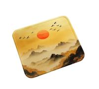 Mouse Pad 340x280x3mm yellow landscape, xxl Mouse Mat Gaming Gifts 0m0-389 | Mousepad Non Slip Rubber Base, Waterproof Surface, Stitched Edges, Spill Resistant, Durable, Portable for Gaming and Office