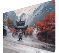Mouse Pad 52x25cm Extended Large Mouse Mat Architecture Desk Accessories with Non-Slip Mousepad Landscape, Soft Smooth Surface, Stitched Edges Desk Pad for Gaming, PC, Office Accessories, Gifts Y8-362