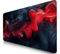Mouse Pad 59.1x31.5x0.12inches Extended Large Mouse Mat Black Desk Accessories with Non-Slip Base and Stitched Edge, Desk Mat Abstract, Improved Precision and Speed Gaming Keyboard Mousepad F0-325