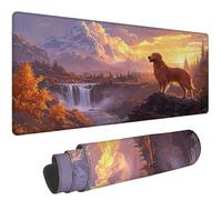 Mouse Pad 60x30cm Mountains And Waters Mousepad with Stitched Edges, e-662