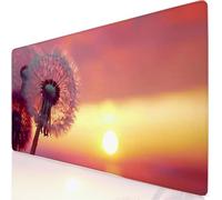 Mouse Pad 60x40cm Extended Large Mouse Mat Pink Office Accessories with Stitched Edges Mousepad Dreamcatcher Mousemat Soft Smooth Surface, Stitched Edges Desk Pad for Keyboard,Office Room Decor YG-515