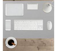 Mouse Pad 67 x 102 cm Non Slip Ultra Thin Large Mouse Pad Spill Resistant Durable Design for Office Home Decor, Grey
