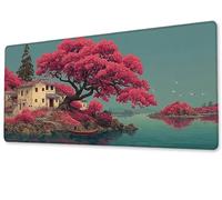 Mouse Pad 700x400x3 mm Large XXL Extended Gaming Desk Pad, Stitched Edges Mouse Mat, Smooth Surfaces Waterproof Non-Slip Rubber Base Desk Mat, Comfort - Durable,Office Accessories Gifts Town zj-799