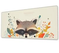 Mouse Pad 700x400x3 mm Large XXL Extended Gaming Desk Pad, Stitched Edges Mouse Mat, Smooth Surfaces Waterproof Non-Slip Rubber Base Desk Mat, Comfort-Durable, for Office Accessories Gifts Fox zj-533