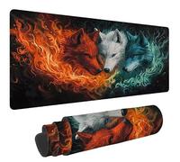 Mouse Pad 70x40cm Animal Mousepad with Stitched Edges Mousemat, e-117