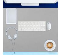 Mouse Pad 74 x 80 cm Desk Organization and Accessories Waterproof Computer Desk Mat Spill Resistant Durable Design for Office Work Home Decor, Grey