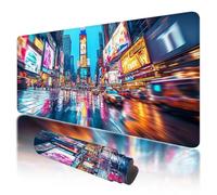 Mouse Pad 800x300x3mm, Extended Large Mouse Mat Non-Slip & Waterproof Desk Mat, City Gaming Mousepad for Home Office Work, Cyberpunk Mousepad with Smooth Surface, Mousemat for Office & Home, O-63