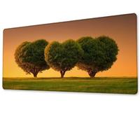 Mouse Pad 800x400x3 mm Large XXL Extended Gaming Desk Pad, Stitched Edges Mouse Mat, Smooth Surfaces Waterproof Non-Slip Rubber Base Desk Mat, Comfort - Durable,Office Accessories Gifts Love zj-643