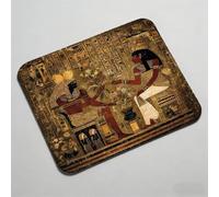 Mouse Pad 9.06 x 7.09 inch x3mm, Gaming Mouse Pad with Non-Slip Rubber Base, Stitched Edge, Waterproof, Mousepad for Computers, Laptop, PC, Mouspad Easy Gliding, Portable, Durable Beauty Egypt 0O-713