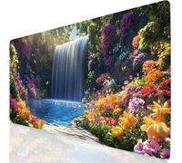 Mouse Pad 90x40cm Extended Large Mouse Mat Fall Office Accessories with Stitched Edges Mousepad Spring Mousemat Soft Smooth Surface, Stitched Edges Desk Pad for Keyboard, for Office Room Decor YG-200