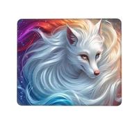 Mouse Pad A Fox Spirit Small Mouse Mat 40 x 30cm with Non-Slip Rubber Base, Waterproof Mousepad, Gaming Mousemat for Women Kids Men Laptops Keyboard Tray Home Traveling Office Accessories D-330