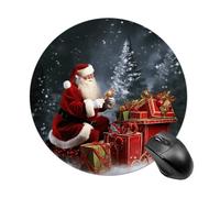 Mouse Pad A Gift from Santa Claus Printed Cute Mousepad with Design Small Non-Slip Rubber Gaming Pads Office Home Pad
