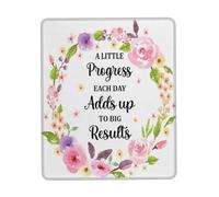 Mouse Pad A Little Progress Each Day Adds Up to Big Desk Pad Travel 25x30CM